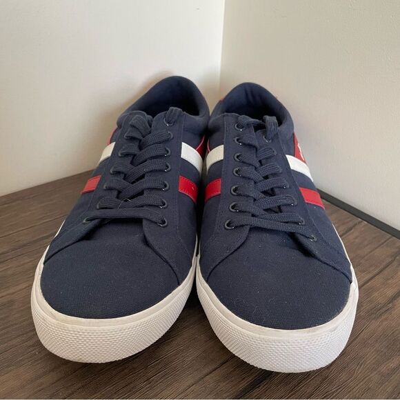 Gola Varsity Classic CMA331 Low Top Men's Size US 13 Navy Red‎ & White Sneakers - Picture 2 of 8
